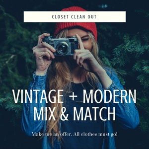 Closet clean out! All clothes must go.